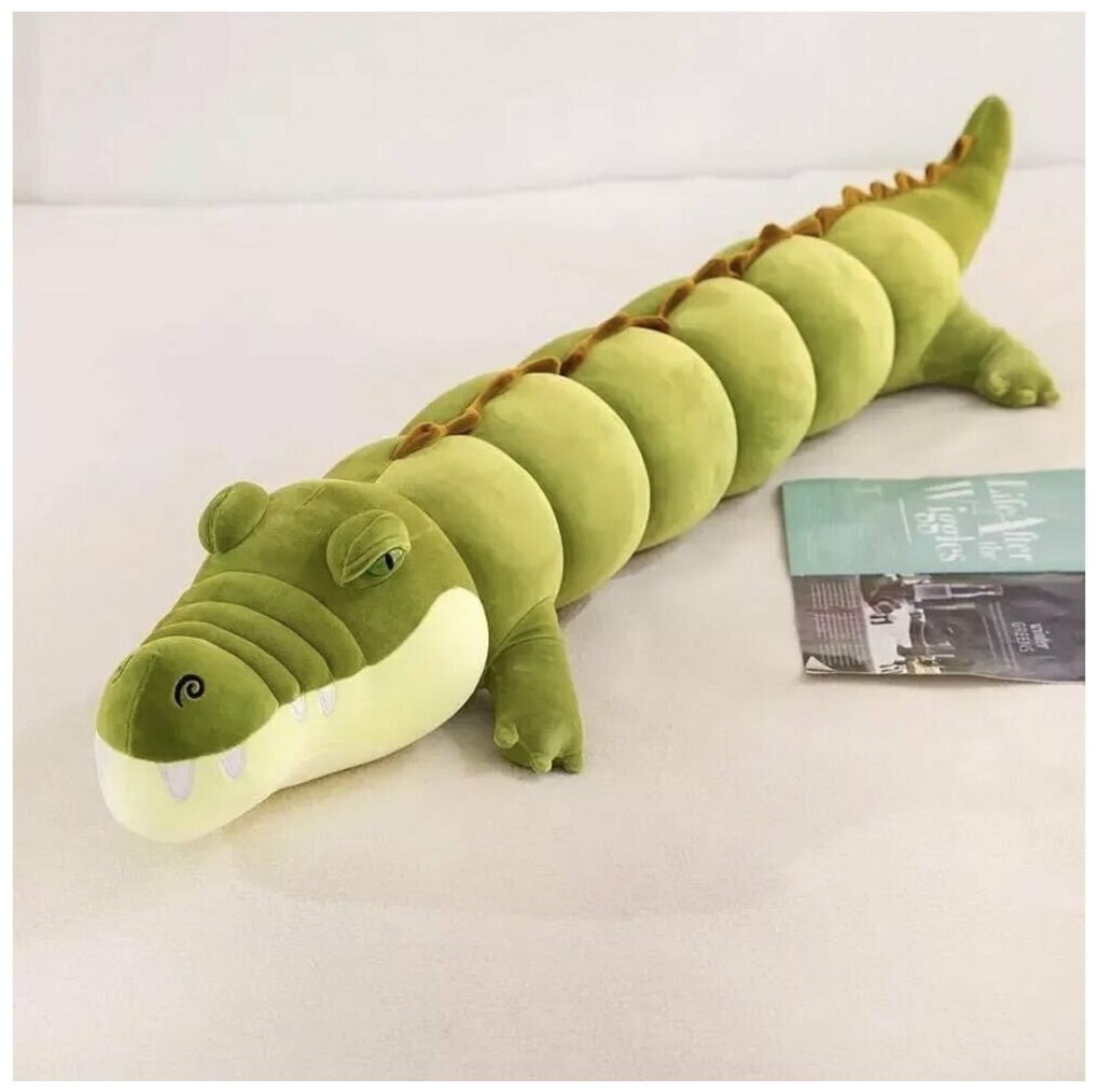 Мягкая игрушка Крокодил Светло-зелёный 80 см, подарок, для мальчика, для девочки, на день рождение