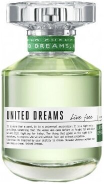 Benetton United Dreams Live Free Туалетная вода 50мл