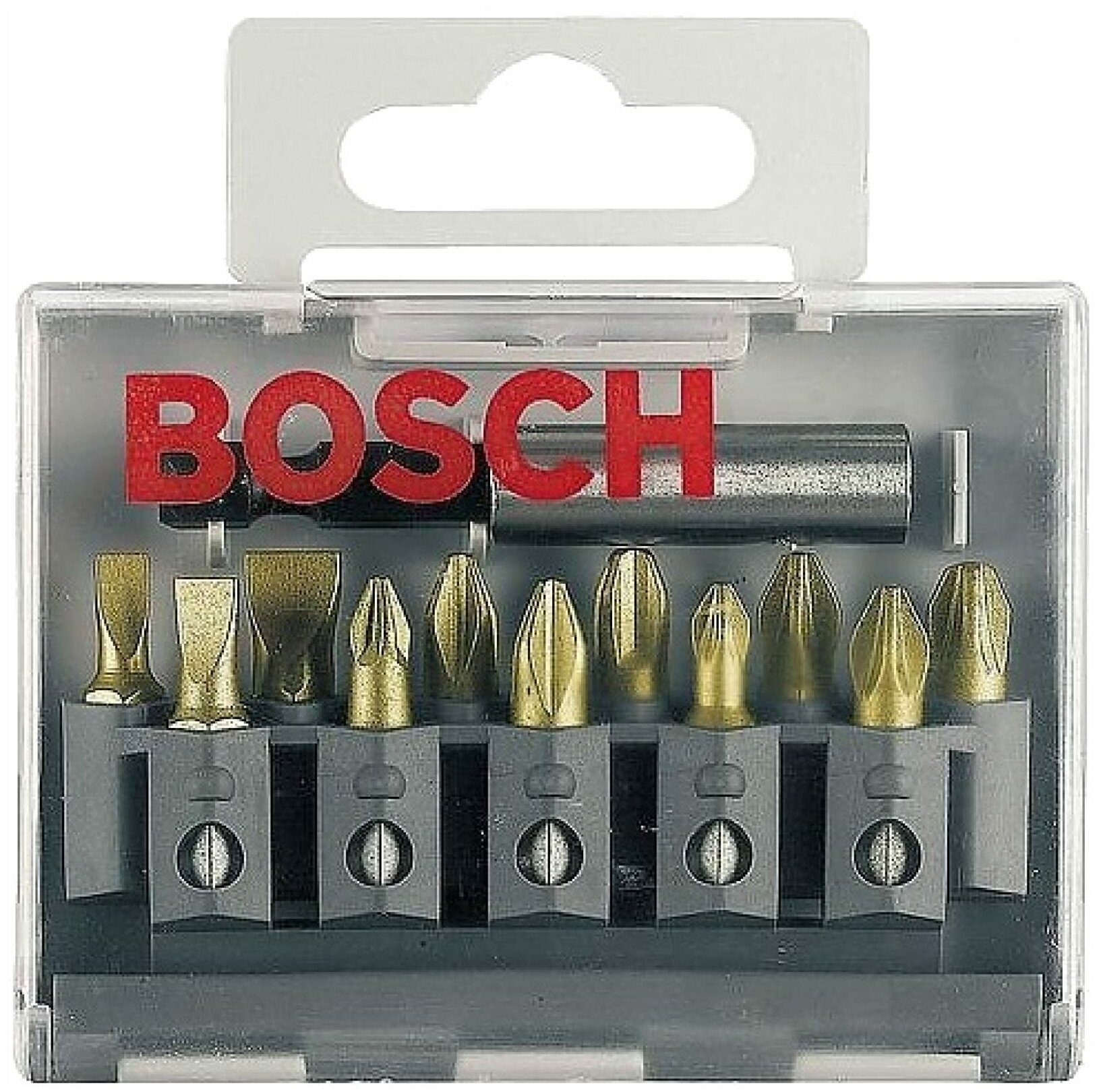 Набор бит (25 мм; 11 шт) LS/PH/PZ TIN Bosch 2607001924