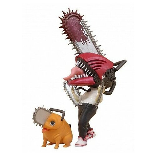 Человек-бензопила Дендзи и Почита фигурка, Chainsaw Man Denji