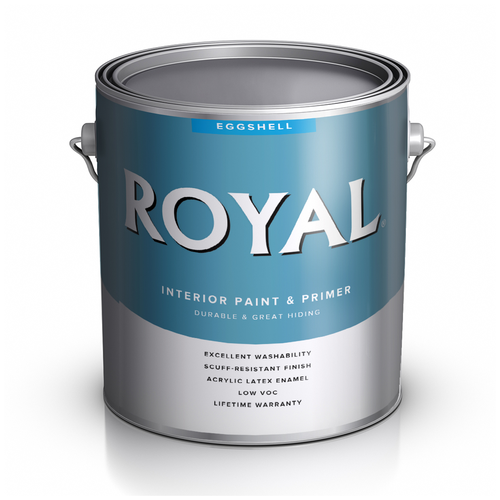 ACE Paint Royal Eggshell Interior яичная скорлупа Ultra White 3.78 л ruopoty frame diy paint by number kits seaside flower landscape canvas by numbers wall art picture acrylic paint crafts kit 60x7