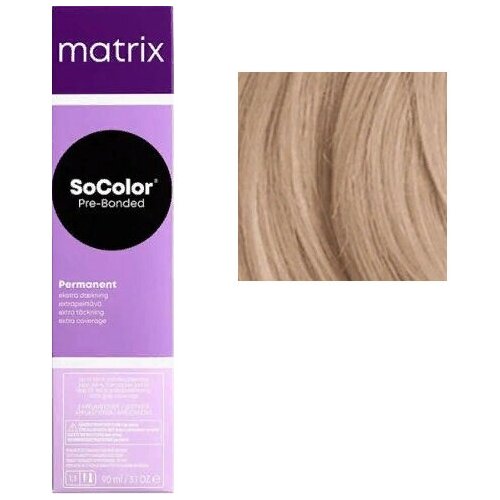 Matrix SoColor Pre-bonded стойкая крем-краска для седых волос Extra coverage, 510Na очень-очень светлый блондин натуральный пепельный