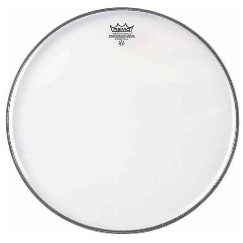 REMO SA-0114-00 AMBASSADOR 14' HAZY SNARE SIDE однослойный пластик для малого барабана (нижний) пластик для барабана remo emperor hazy snare side 14 se 0114 00