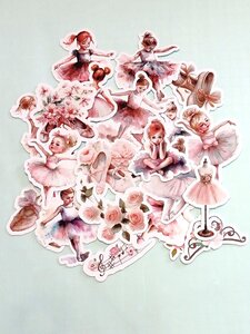 Высечки для скрапбукинга "Балерины Девочки" набор 26 шт