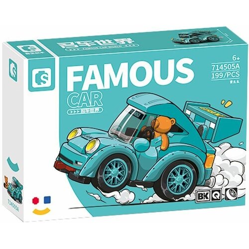 Конструктор SEMBO Famous Car: Mini Sports Car, 199 дет. (714505A) конструктор sembo famous car mini sports car 197 дет 714507a