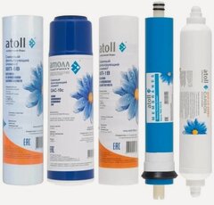 Изображение товара Комплект картриджей для фильтра воды Atoll №102 Патриот (для атолл A-550 Патриот)