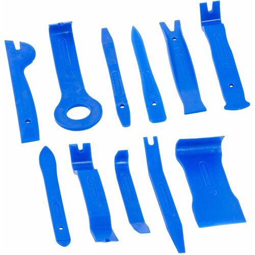 Dollex Набор съемников (лопатки) для демонтажа облицовочных панелей (11 предметов) в сумке SSP-11