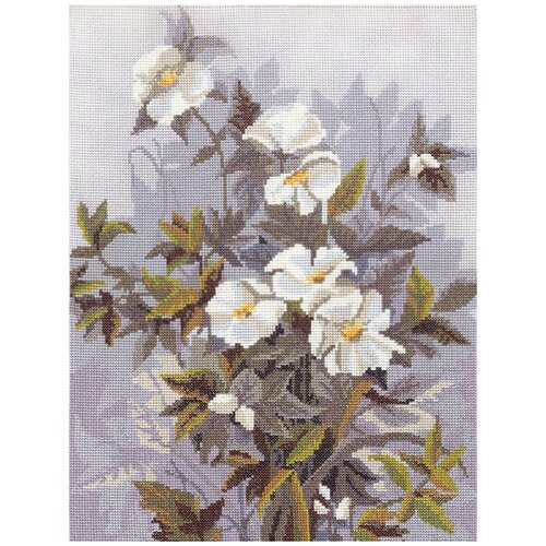 фото Набор для вышивания крестиком panna серебряное утро (c-0898)