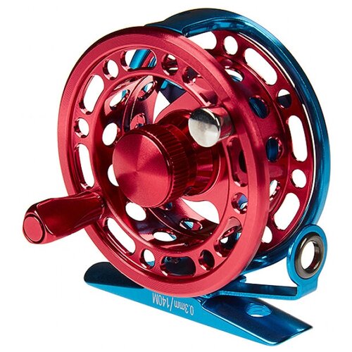 Катушка HIGASHI H-60 Blue/Red катушка инерционная higashi h 70 blue red