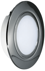Встраиваемый светильник GLS LED Polus-Е , 3,2 Вт, 220V IP44, 4000К, светодиодный мебельный врезной, цвет хром