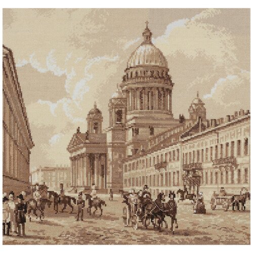 фото Набор для вышивания "panna" "золотая серия" gm-1908 "старый петербург. исаакиевский собор