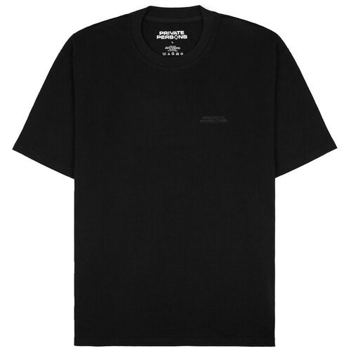 Футболка Private Persons: BLACK ON BLACK TEE, M