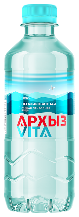 Минеральная вода Архыз Vita негазированная, ПЭТ 0.33 л (12 штук)