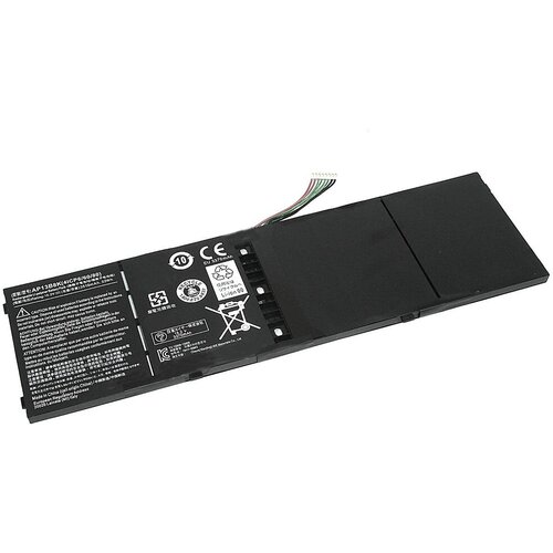 Аккумуляторная батарея для ноутбука Acer V5-553 (AP13B8K) 15V 53Wh аккумулятор ap13b8k для ноутбука acer v5 553 15 2v 3510mah черный