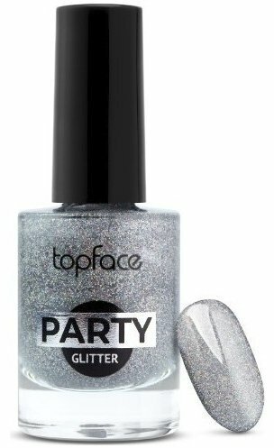 TopFace Лак для ногтей Party Glitter Nail
