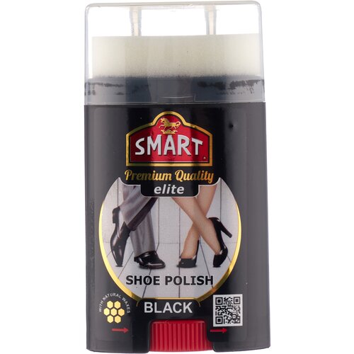 Smart крем для обуви Elite Shoe Polish, черный, 60 мл