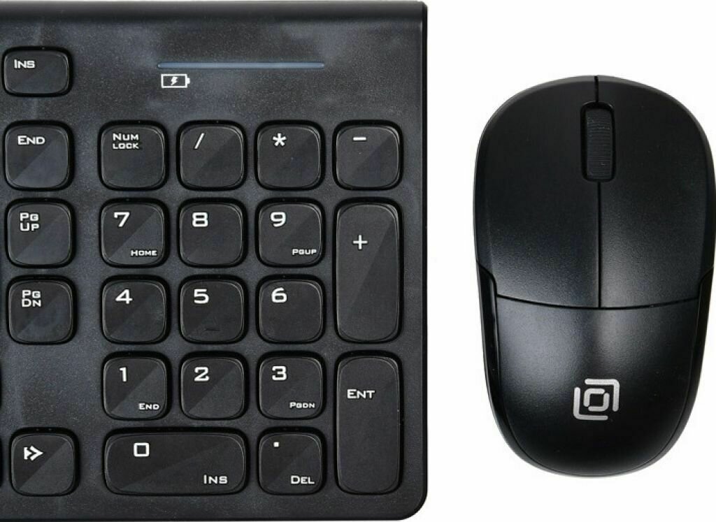Комплект клавиатура и мышь Oklick - фото №9