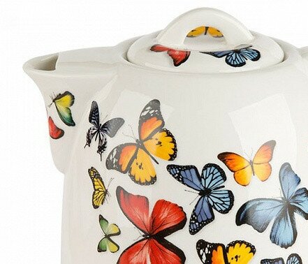 Чайник DELTA DL-1233А, бабочки - фотография № 3
