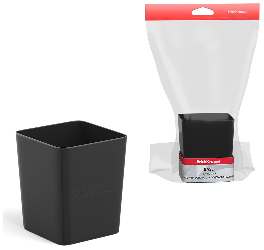 фото Подставка пластиковая ErichKrause Base, черный