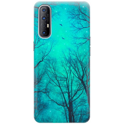 фото Re:pa накладка transparent для oppo reno3 pro с принтом "голубое небо в ветках"