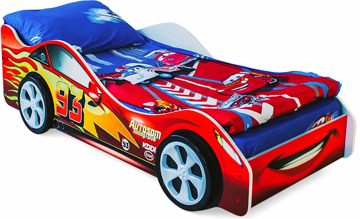 Кровать-машина детская Hoff Тачка ,70х160 смм, цвет красный