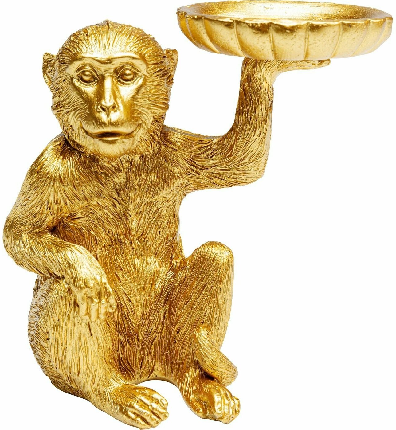Статуэтка Monkey, KARE Design, коллекция "Обезьяна" 11*11*7, Полирезин, Золотой