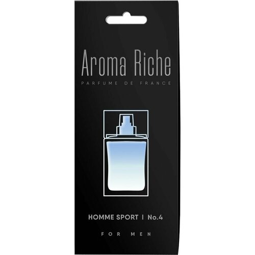 Ароматизатор AROMA RICHE Homme Sport №4, картонный - 4 шт.