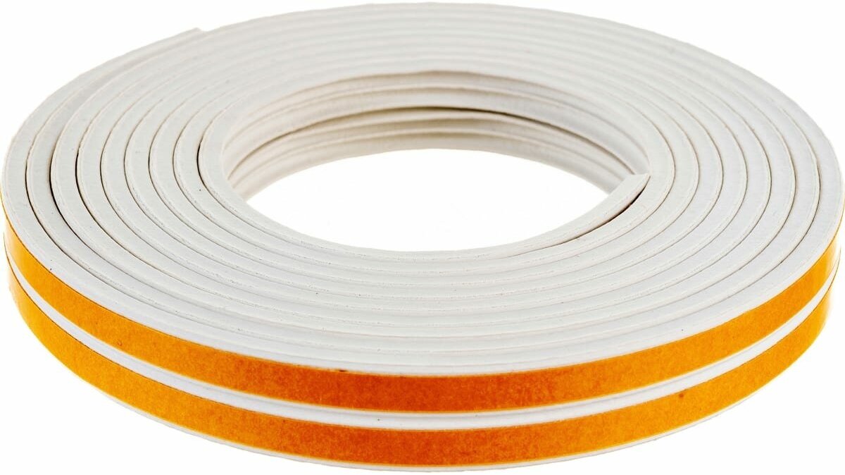 Самоклеящийся уплотнитель Sila E-профиль, 6 м, коричневый - фото №5