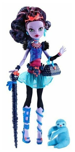 Кукла Монстр Хай Джейн Булитл из серии Базовая с питомцем (Monster High Jane Boolittle Basic with pet)
