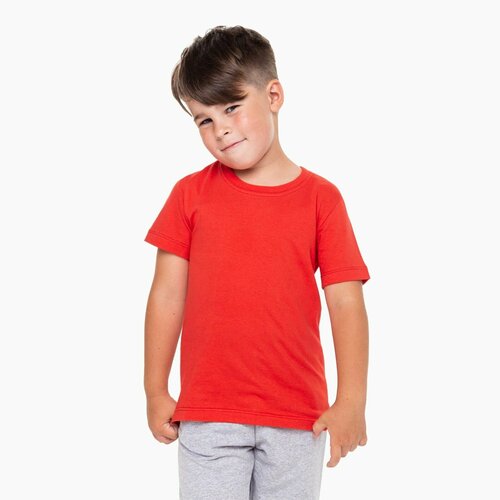 Футболка МИЛЕНА, размер 22, розовый, красный футболка для девочки красный лама рост 86 см