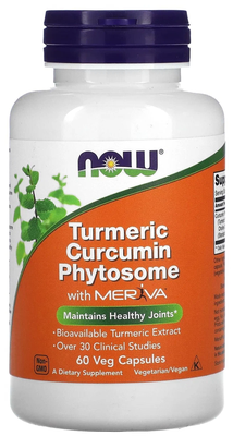 Капсулы NOW Turmeric Curcumin Phytosome, 110 г, 60 шт.