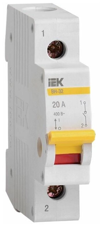 Выключатель нагрузки ВН-32 20А/1П IEK MNV10-1-020