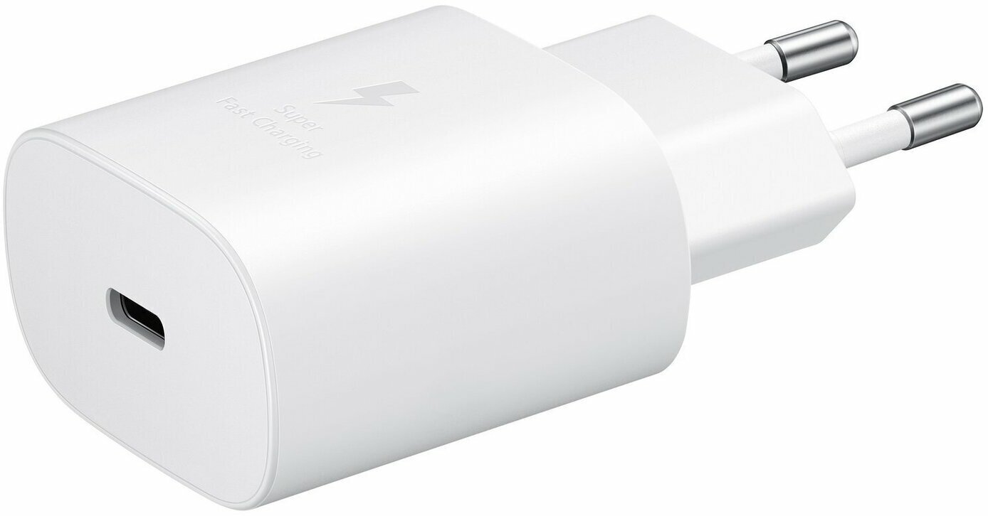 ORG Fast charger адаптер для Samsung 25w, поддерживает очень быструю зарядку , без коробки White — фото 1