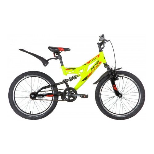 Велосипед NOVATRACK 20 SHARK зеленый сталь 1-скор Falcon 20066₽