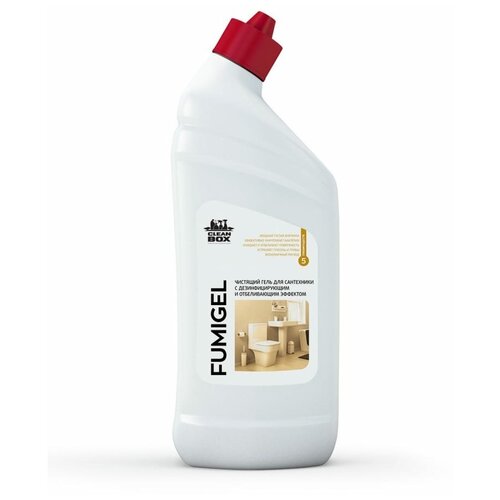 CleanBox Гель для сантехники CleanBox FUMIGEL, с отбеливающим эффектом, 750 мл