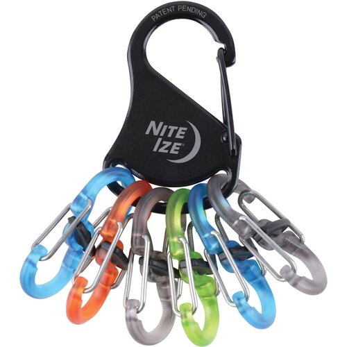 Брелок Nite Ize KeyRack Locker S-Biner Plastic, черный