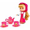 Фото #17 Интерактивная кукла Карапуз Маша и Медведь Маша с набором для чаепития, 25 см, 83033T
