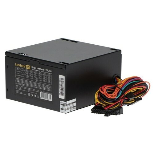 Блок питания ExeGate XP350 ATX 350W 244 pin 120mm fan 3х Sata 1550₽