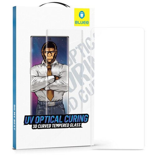 фото Защитное стекло blueo 3d curved full cover uv 0.3 мм + uv лампа для galaxy s21 ultra [3b4-s21ultra]
