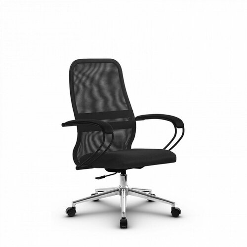 Компьютерное офисное кресло mетта SU-СК130-8Р, СН3, Темно-серое