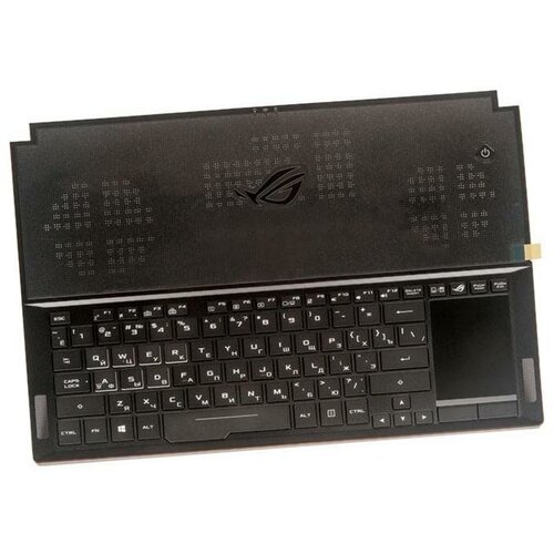 Клавиатура для ноутбука Asus GX501VIK-1A с топкейсом, с подсветкой, black 90NB0GU1-R31RU0 клавиатура для ноутбука asus 1015e черная с черным топкейсом