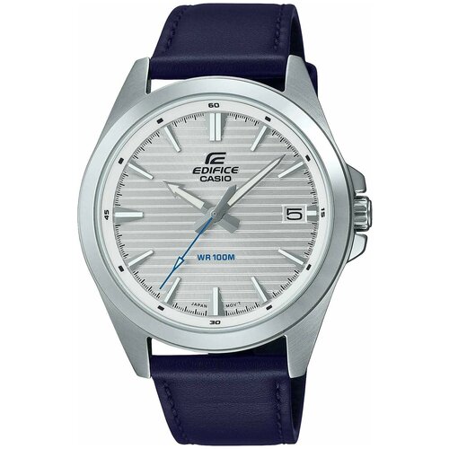 Наручные часы CASIO Edifice EFV-140L-7A, синий, серебряный наручные часы casio efv 140l 7a