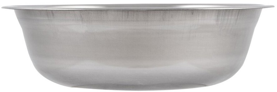 Миска из нержавеющей стали с расширенными краями , 1,7 литра зеркальная полировка, диаметр 23 см
