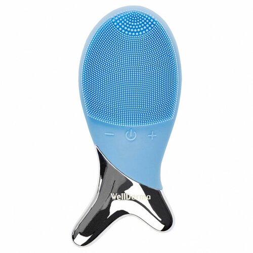 WellDerma - Массажёр и очищающая щетка для лица Cleansing Fish голубой 313000₽