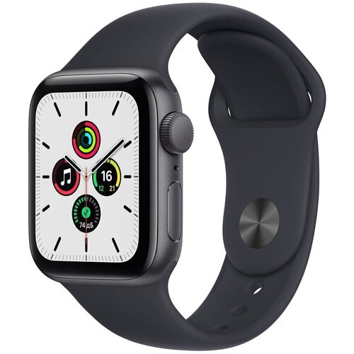 Умные часы APPLE Watch SE GPS 40mm Midnight Aluminum Case with Midnight Sport Band - SM MNT73 3322300₽