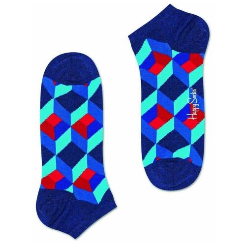 Носки Happy Socks, 2 уп., размер универсальный, синий, мультиколор