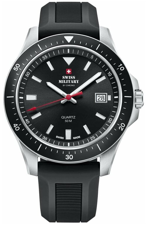 Наручные часы SWISS MILITARY BY CHRONO Часы Swiss Military SM34082.07, черный