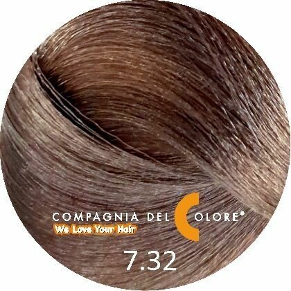 7.32 COMPAGNIA DEL COLORE Средне-русый бежевый краска для волос 100 МЛ оригинал