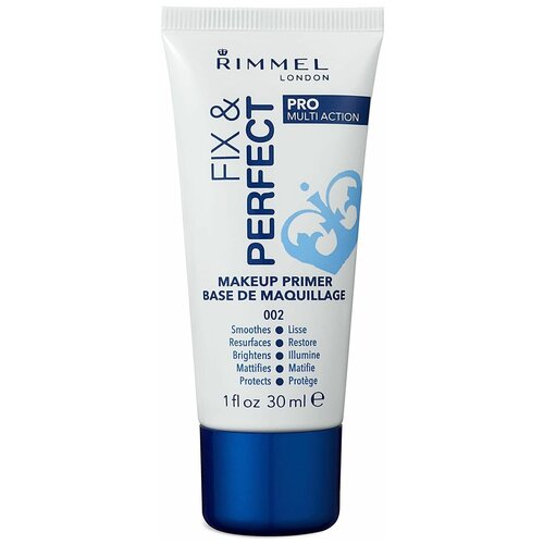 Rimmel Праймер для лица Fix & Perfect Pro, 30 мл, 002 transparent