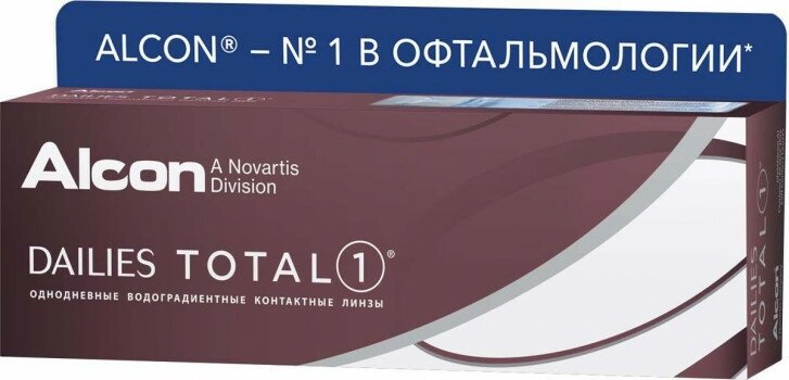 Контактные линзы Dailies Total 1 ® 30pk (BC 8,5; D -1.75)